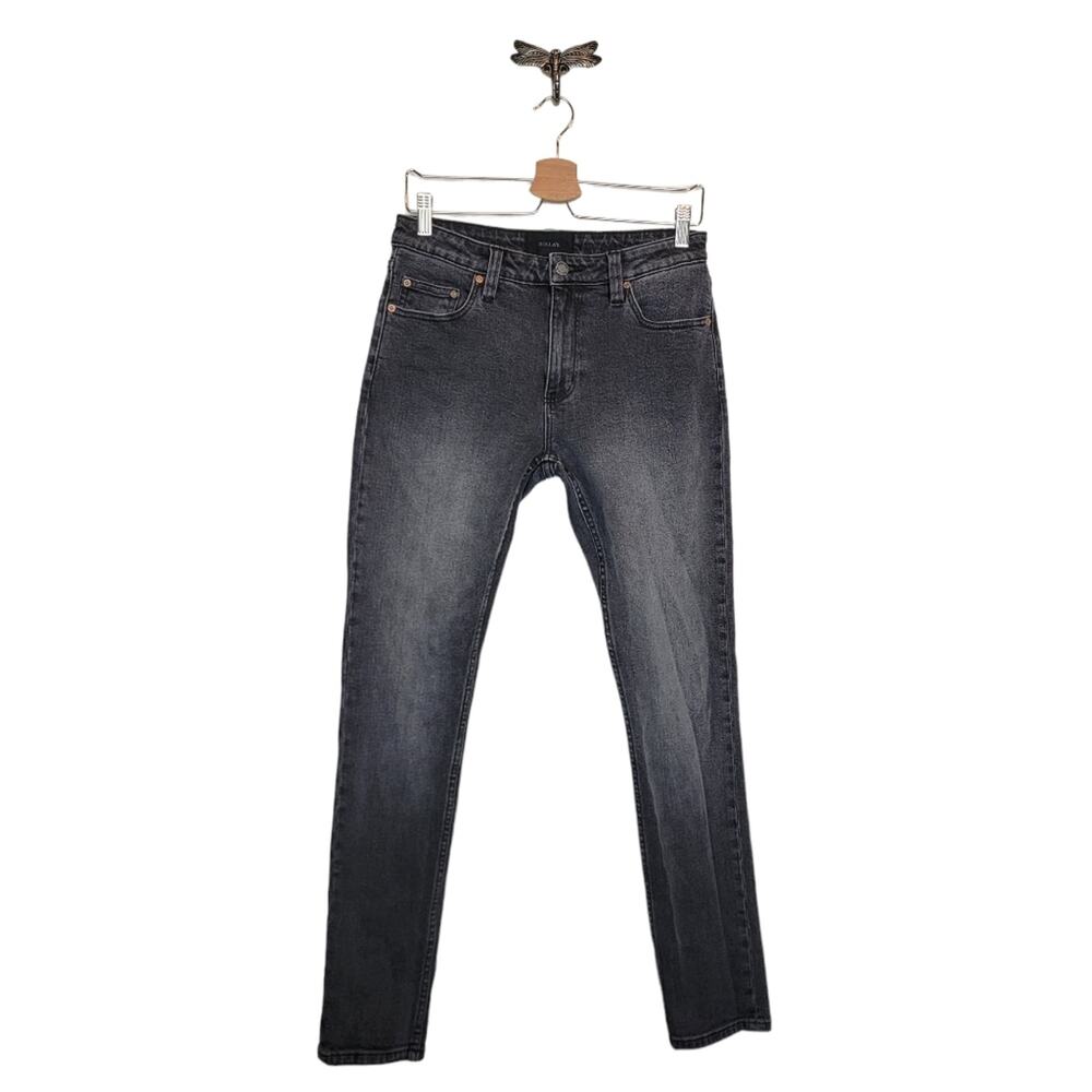 🔴 3/$30 ROLLA’S 29×31 Tim Slims Slim Fit Stretch Jean Taper / Black-Gray Wash